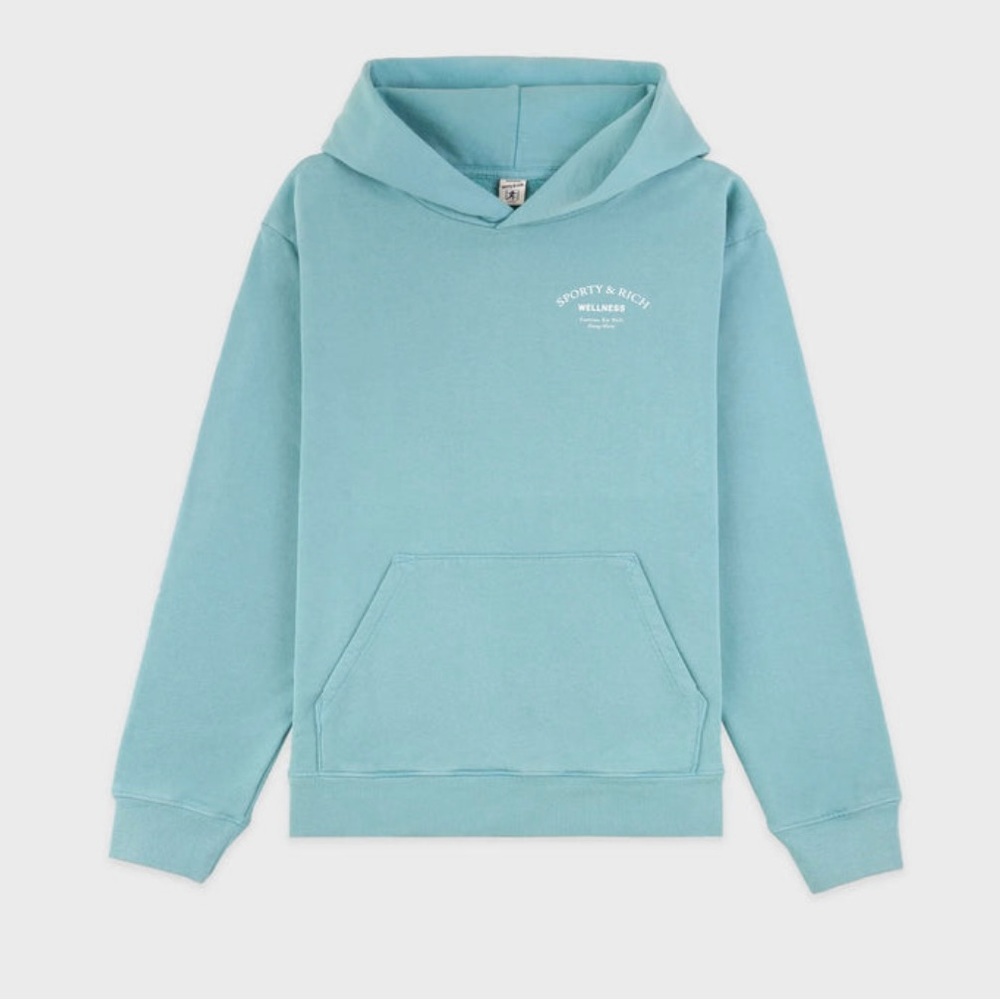 Sporty & Rich Light Blue Hoodie
